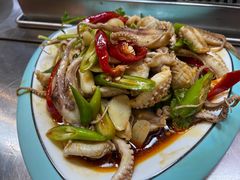 捞汁鱿鱼-古彭7只羊·徐州烧烤(玄武墨香路店)