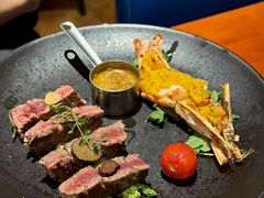 黑松露菲肋牛排配芦笋及香煎大虾-安妮意大利餐厅(望京店)