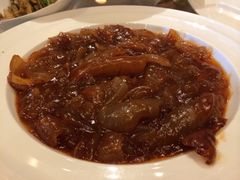 干烧海参-宝轩渔府·老字号海鲜·正宗津菜(水上店)
