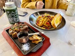 甜辣大虾海鲜意面-野萃山·潮汕厚果汁(十亩地店)