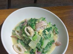 笔管鱼炒小白菜-必点海鲜·鲅鱼水饺(鞍山西道店)