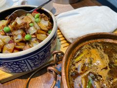 黑三剁配薄饼-雀舞云南菜(乐客城店)