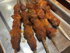 烤羊肉串-香满锅老北京羊蝎子火锅·家常菜(新街口店)