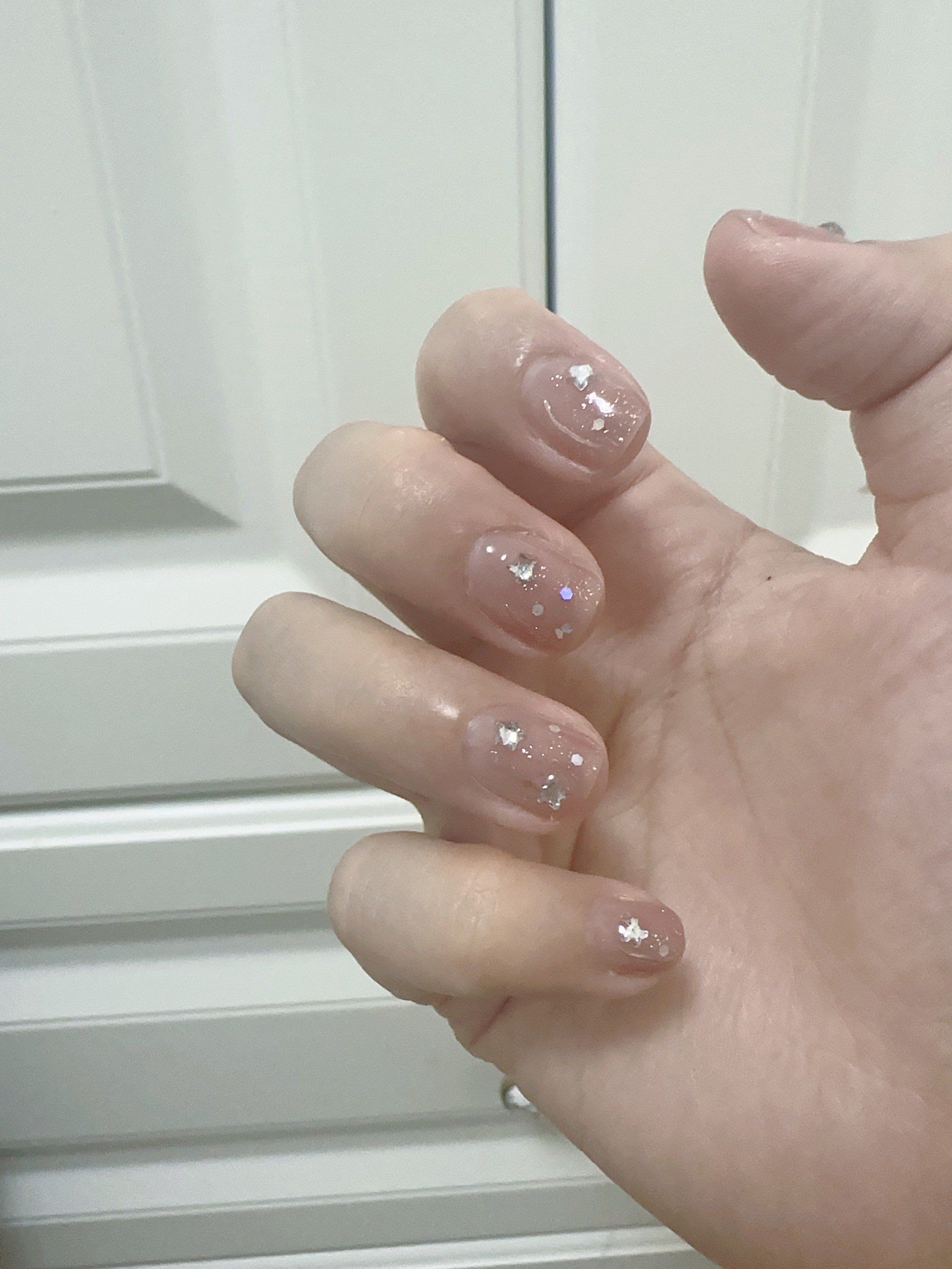 新尝试,透明感美甲get