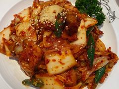 泡菜炒五花-青松馆韩国料理(香港中路佳世客店)