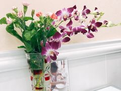 餐具摆设-谦和素食自助餐(云峰花园店)