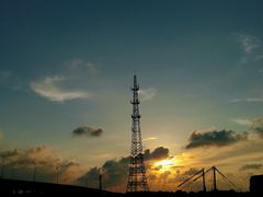 落日余晖-吕四渔港