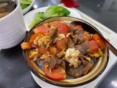 番茄鸡蛋炒牛肉蒸饭-荔园小馆(园岭新村二期店)