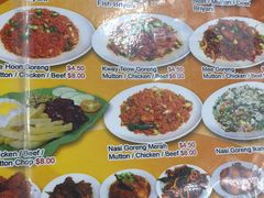 菜单-新加坡Zam Zam餐馆