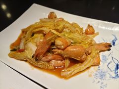 明虾烧菜芯-东莱馋房(陆家嘴店)