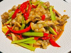 香辣仔姜牛蛙-庐灶江南·江南菜·四合院Bistro(东直门·华侨夜泊君亭店)