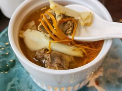 鲜人参虫草花水鸭汤-大拙里·精致融合菜(沙湖桃源国际店)