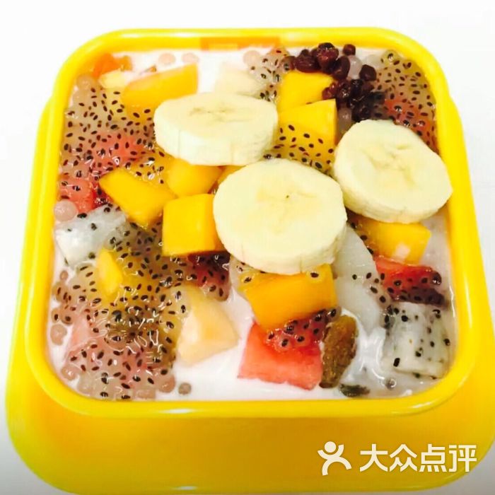 正宗爽爽甜品招牌鲜果杂果爽西米露图片-北京甜品饮品-大众点评网