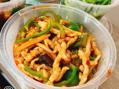 鱼香鸡丝-北大地皖峰饭馆