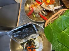 -草家酱蟹炭火烤肉店(珲春南路二店)