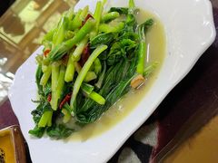 炒竹叶菜-五彩雪域藏餐馆