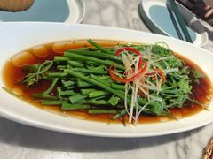 白灼丝瓜尖-懒人盐府人家(航天桥店)