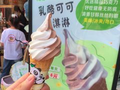 乳酪可可冰淇淋-六时安·熊猫张甜品店(东关街店)
