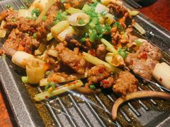 葱椒爆牛肉-绿茶餐厅(蓝色港湾店)