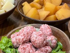 肉圆子-笔记安顺夺夺粉火锅