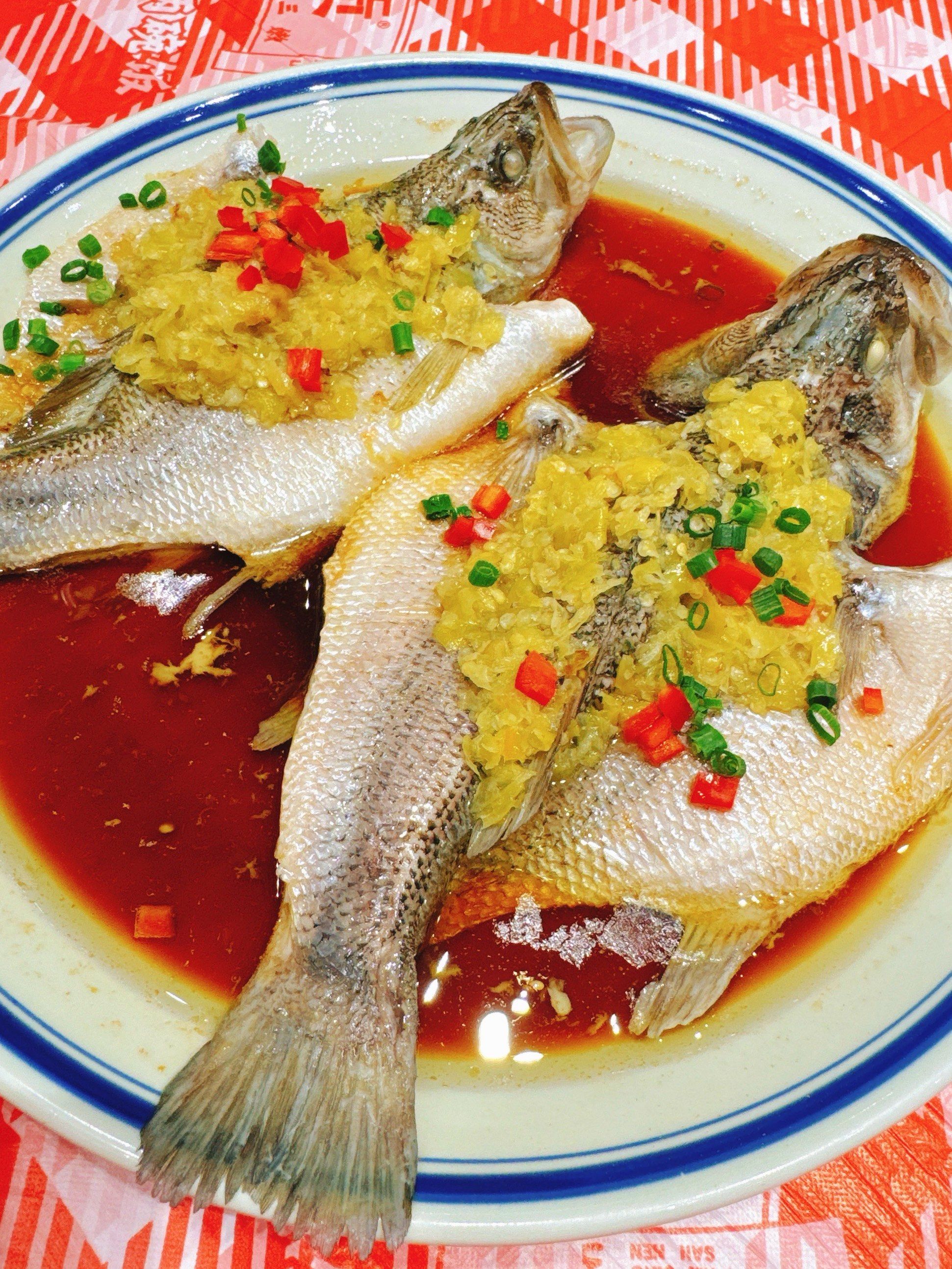 他们家的青椒鲈鱼～把我惊艳到了!