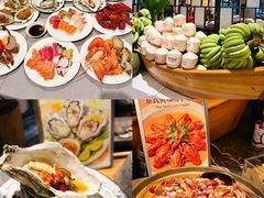 -广州万富希尔顿酒店·感趣自助餐厅·金秋蟹宴生蚝海鲜刺身
