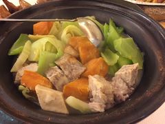 南瓜香芋芥菜煲-蒲园食堂(中山大学广州校区南校园店)