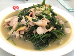 菠菜大蛤-小船渔村•大连菜•大连焖鱼(明泽街店)
