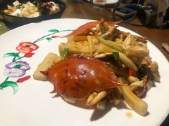 特价梭子蟹炒年糕-水门巷餐厅(古子城店)