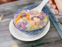 杂果紫米露-黄师奶甜品店