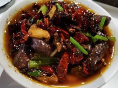 香辣鸡血-丹虾|文和友小龙虾·烙锅(陕西路旗舰店)