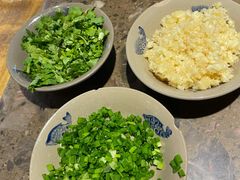 油碟及葱香蒜-重庆渝达老火锅(春熙路店)