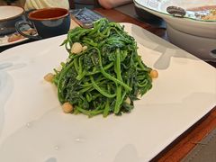 清炒蓬蒿菜-九福楼大酒店