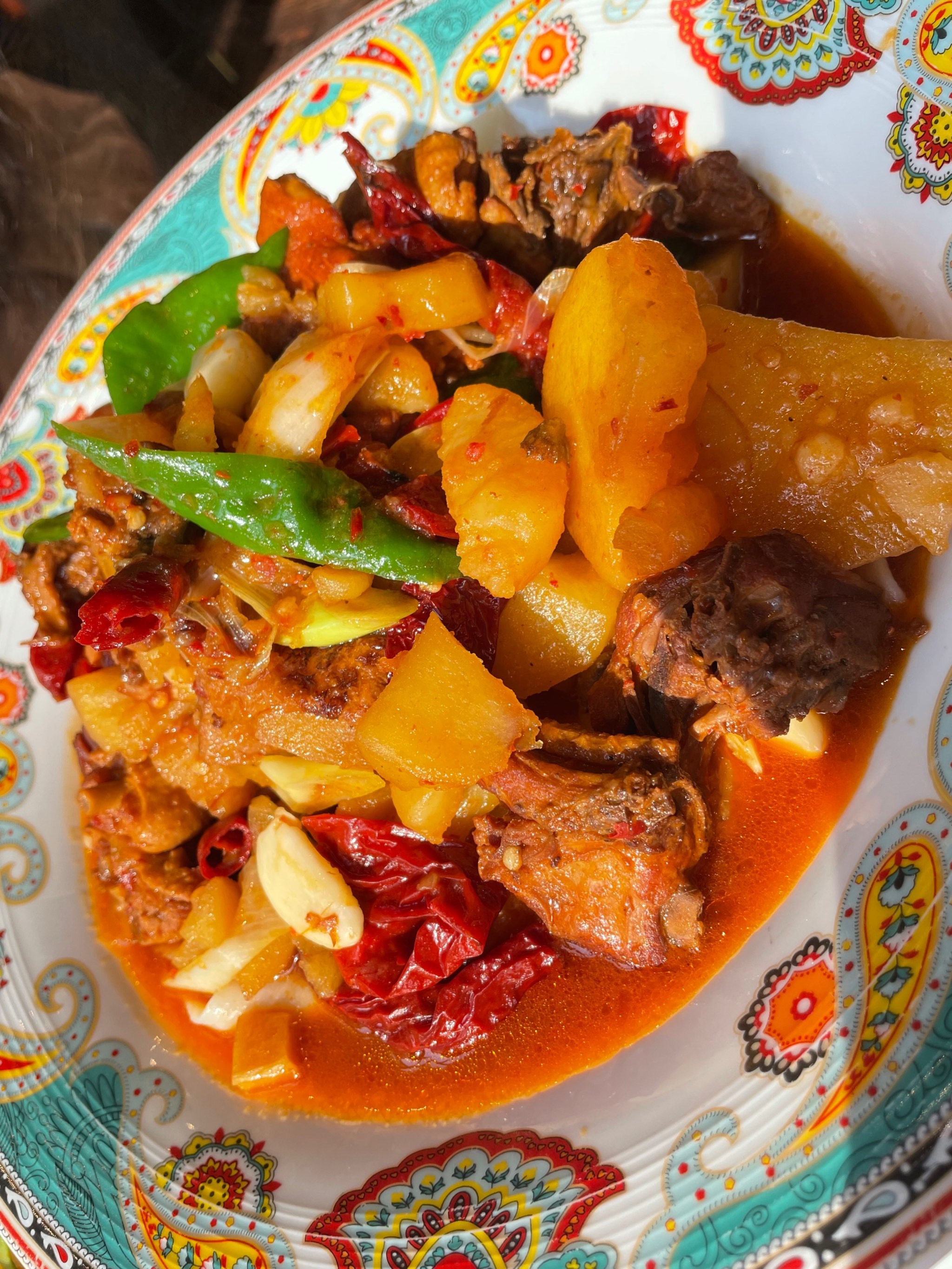 「新疆沙湾大盘鸡」非常正宗新疆大盘鸡,好