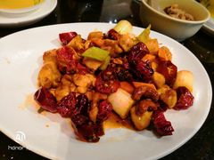 宫爆腰果鸡-鹿港小镇(霄云店)