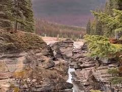 -阿萨巴斯卡瀑布观景点