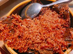 笼仔糯米酱排骨-老头儿油爆虾(胜利河美食街店)