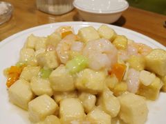 油爆虾仁豆腐-陈傻子餐厅(世纪都会店)