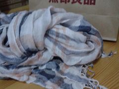 全麻水洗围巾-MUJI无印良品(恒隆广场店)