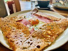 巴黎火腿鸡蛋芝士蘑菇可丽饼-RAC BAR(安福路店)