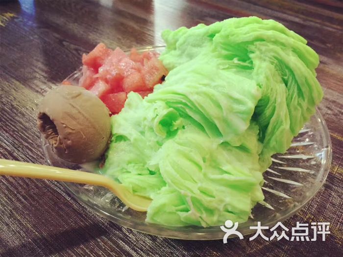 味道青春主题休闲餐厅薄荷绵绵冰图片