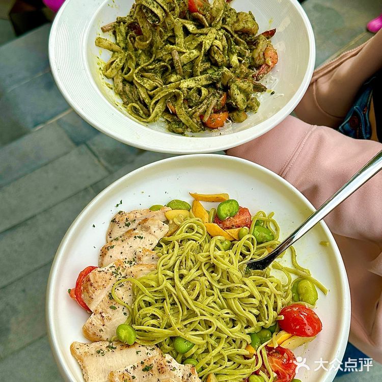 上海新天地🍽️适合一人食的减脂手工意面🍝