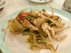 姜葱炒花蟹-崖口红树林海鲜餐厅