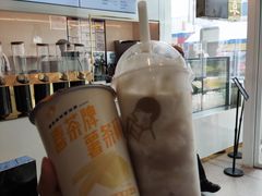 热芋泥波波牛乳-喜茶(天津乐宾百货店)
