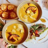 海口西餐🍴特别喜欢坐在阳光洒下的希腊风窗边吃饭