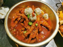 辣烤鸡爪-富乐满韩国正宗炸鸡韩国料理(虹泉路店)