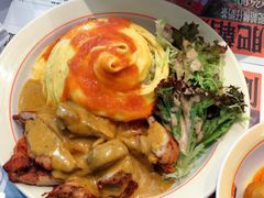 咖喱鸡排蛋包饭-肥韬茶餐厅(海上世界店)