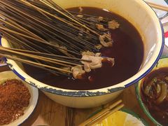 -拈签一笑黄牛肉辣卤串串