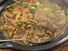 猪肝煲-小竹林农庄