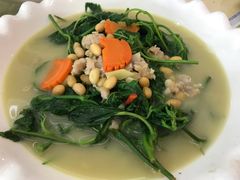 白豆肉茸浸桑叶-水乡人家私房菜(逢简店)